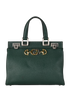 Small Zumi, &pound;790, Handbags, Green, Leather, Front view